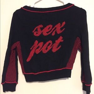 Betsey Johnson Sex Pot knit cardigan